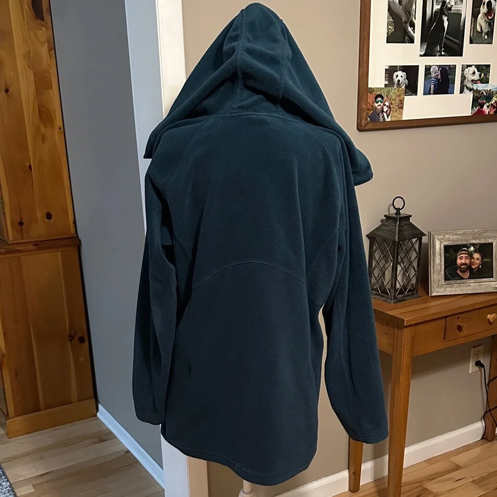 Columbia Blue Hooded Fleece Jacket - Picture 5 of 6